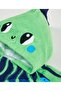 Children's Ocean Patterned Poncho Towel Green - 3