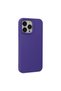 iPhone 14 Pro Max Compatible Case Nano interior Velvet Silicone - Purple - 2