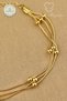 Steel Anklet - 3-Piece Combination Dorical Snake Chain 316L Steel Anklet 22+5cm Non-Tarnishable, Non-Fading - 3