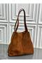 Genuine Suede Leather Women's Shoulder Bag