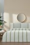 Ranforce -Puntuta Green- Double Duvet Cover Set - 2