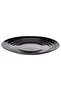 NÄTBARB Side plate, black, 19 cm