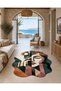 Sdt Shape Theme Patterned Modern Woven Base Decorative Carpet Sdt1656 - 2
