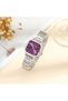 2Pcs Set Women's High Quality Stainless Steel Simple Watch Casual Wear Birthday Gift Female Valentine's Day Gift Bachelorette Gift Halloween Gift Without Gift Box - 4