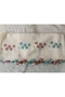 Handmade Embroidery Embroidered Needle Embroidered Prayer Cover Dowry Holder Mevlit Hijab Crepe Fabric 145X75 cm - 3