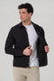 Men's Seasonal Jacket Snap-Closed Lycra Men's Overshirt Coat - 6
