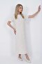 Large Size 100% Cotton Short Sleeve Women's Nightgown - 2