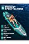 ESUP Inflatable Stand Up Paddle Board with Cup seat 33"/35" Wide Durable SUP, 11'/11'6" Stable Inflatable Paddle Board - 2