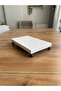 Footed Marble Presentation Tray and Oil Dish Base – 25X15 cm Rectangular Marble Tray - 3