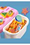 3-in-1 Early Education Activity Table with Number & Shape Puzzles and Side Storage Bins, 54.5CM, Navy Blue - 8
