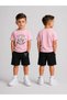 Children's T-Shirt and Shorts Set Printed Summer Cotton Comfortable Fit Boys' Sports Combination