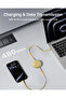 Powerlink YoYo Retractable Type-C to Type-C Cable - 60W PD 3.0 Super Fast Charging, Dual-Way, 3A, 1M - Yellow - 6