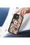Silicone Couple Phone Case for Vivo V60 Lite Compatible Floral Black Pattern Camera Protective Case - 4