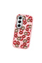 Tecno Camon 40 Compatible Case Camera Protector Pink Silicone Couple Phone Case with Kiss Pattern - 3
