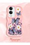 Vivo Y19 Compatible Case Camera Protector Pink Silicone Couple Phone Case Butterfly Pattern - 2