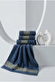100% Cotton Set of 4 Greek Patterned Hand and Face Towels 50X90 cm - 7
