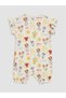 Lcw Baby Ruffled Printed Baby Girl 2-Piece Jumpsuit - 7