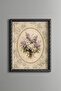 Romantic Spring Bouquet - Vintage Patterned Frame - Slim Model
