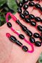 8X11 mm White Veined Black Catalin Kanayan Baga Prayer Beads - Hayyani Master Craftsmanship Rosary - 2