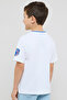 Sonic Print T-Shirt with Crew Neck and Short Sleeves - 6