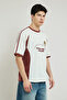 Color Block Jersey T-Shirt with Crew Neck and Short Sleeves - 4