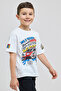 Printed T-Shirt with Crew Neck and Short Sleeves - 3