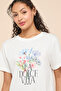 Printed T-Shirt with Crew Neck and Short Sleeves - 4