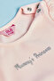 Embroidered Dress with Crew Neck and Short Sleeves - 4