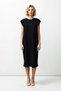 Women's Large Size Midi T-Shirt Dress Washable Ay Sleeve Crew Neck 100% Cotton Relaxed Fit Casual - 4