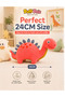Dinosaur Plush Toy 24CM Soft Stuffed Animal Cute Dinosaur Plushie Cuddly Prehistoric Dino Doll Premium PP Cotton Plush for Kids Boys Girls Bedtime Companion Birthday Gift Room Decor - 3