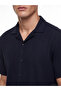 Regular Fit Resort Collar Men's Textured Shirt - 2