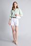 100% Cotton Regular Fit Striped Long Sleeve Mint Green Shirt H7942Ax26Sm - 2