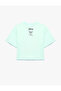 Licensed Stitch Printed Glittery Crew Neck Short Sleeve Cotton T-Shirt - 6