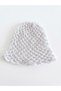 White Gray Glitter Women's Hairnet Hat