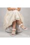 (Arzen) Thermo Non-Slip Sole Velcro Daily Casual Sandals White - 6