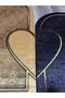 Digital Print Heart Prayer Rug Set for Bride and Groom Wedding Dowry Prayer Mat 70*120 - 2