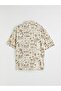 Loose Fit Patterned Poplin Men's Shirt - 7