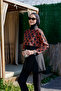 ملابس سباحة تيسيتهر بطباعة رقمية ونصف سحاب أمامي - 4