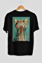 99 Cats for Cat Lovers Printed Black Oversize T-Shirt 100% Cotton Unisex Cat Lover Premium Design