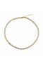 Special Series Double Color Oval Detailed Necklace - 2