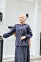Modal Suit with Gathered Skirt - 4