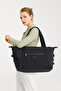 Medium Size Waterproof Extra Light Crinkle Fabric Hand Luggage and Sports Bag Light Brown - 5