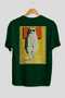 For the Love of Cats 117 Cat Printed Green Oversize T-Shirt 100% Cotton Unisex Cat Lover Premium Design