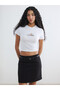 Esvab • Modern & Distinctive Zero Roba Collar Bambi Printed Women's Crop