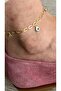 Gold Color Anklet with Evil Eye Bead Detail – Stylish Women's Anklet with Adjustable Chain - 2