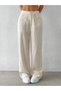 Women's Wide Leg Pants with Front Pocket Detail, Comfortable Fit, Casual Trousers - 6