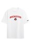 Ohio State Buckeyes Ncaa College American Football White Oversize T-Shirt
