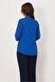 Stand-Up Collar Blouse 46655 - 4