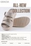 Women's Leather Slippers Thick Lightweight and Comfortable Sole Non-Slip Orthopedic Shoes Comfort Summer Beach Mom - 5