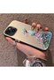 iPhone 15 Compatible Silicone Edge Hard Back Case Couple Phone Case Beautiful Girl Patterned - 2